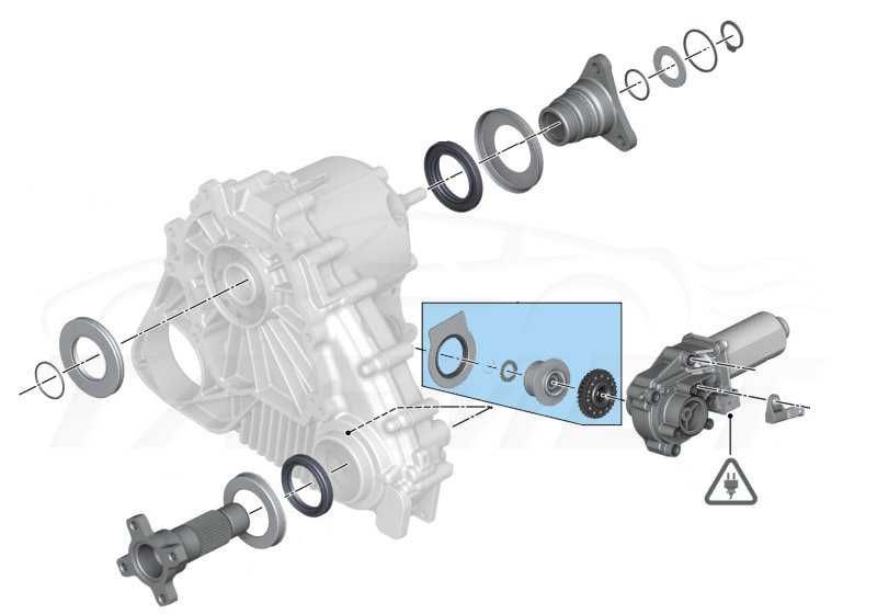 Ремонт раздатка BMW БМВ X3 X5 X6 E53 E70 E83 Зъбно колело актуатор