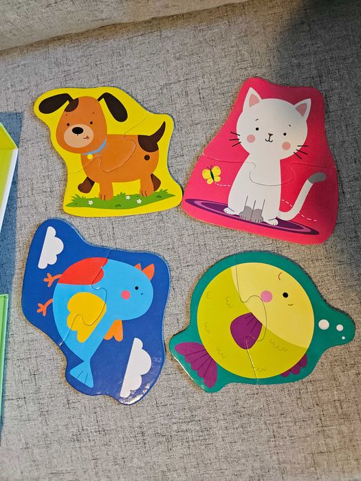 Vand lot 6 puzzle-uri bebe, TREFL si Noriel, 80 Ron