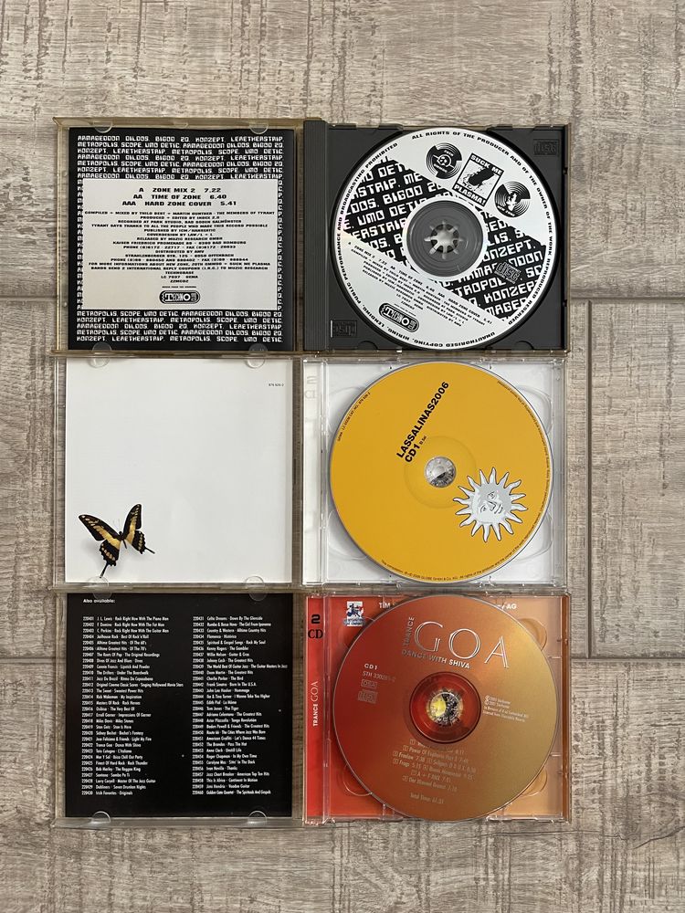 Lot 3 cd-uri originale muzica house/techno/trance/rave/electronic