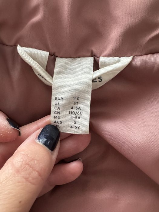 Geaca cu puf, h&m 110 cm