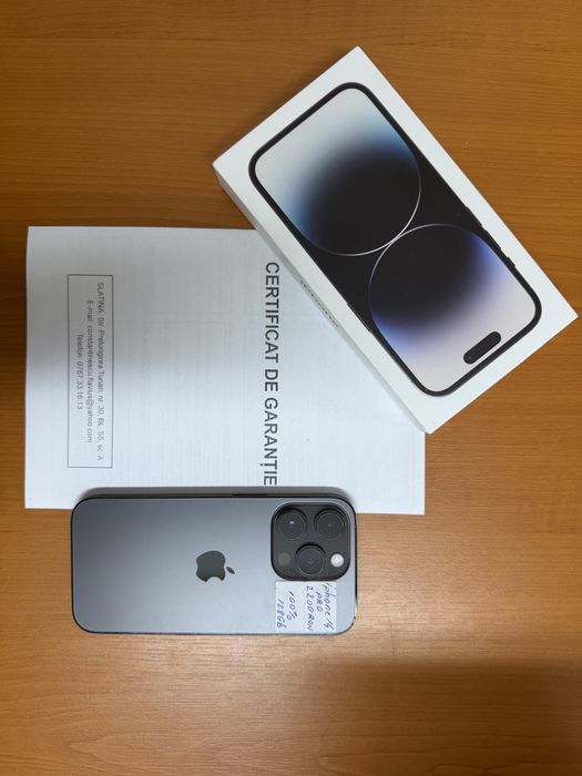 Iphone 14 pro, 100% baterie, impecabil