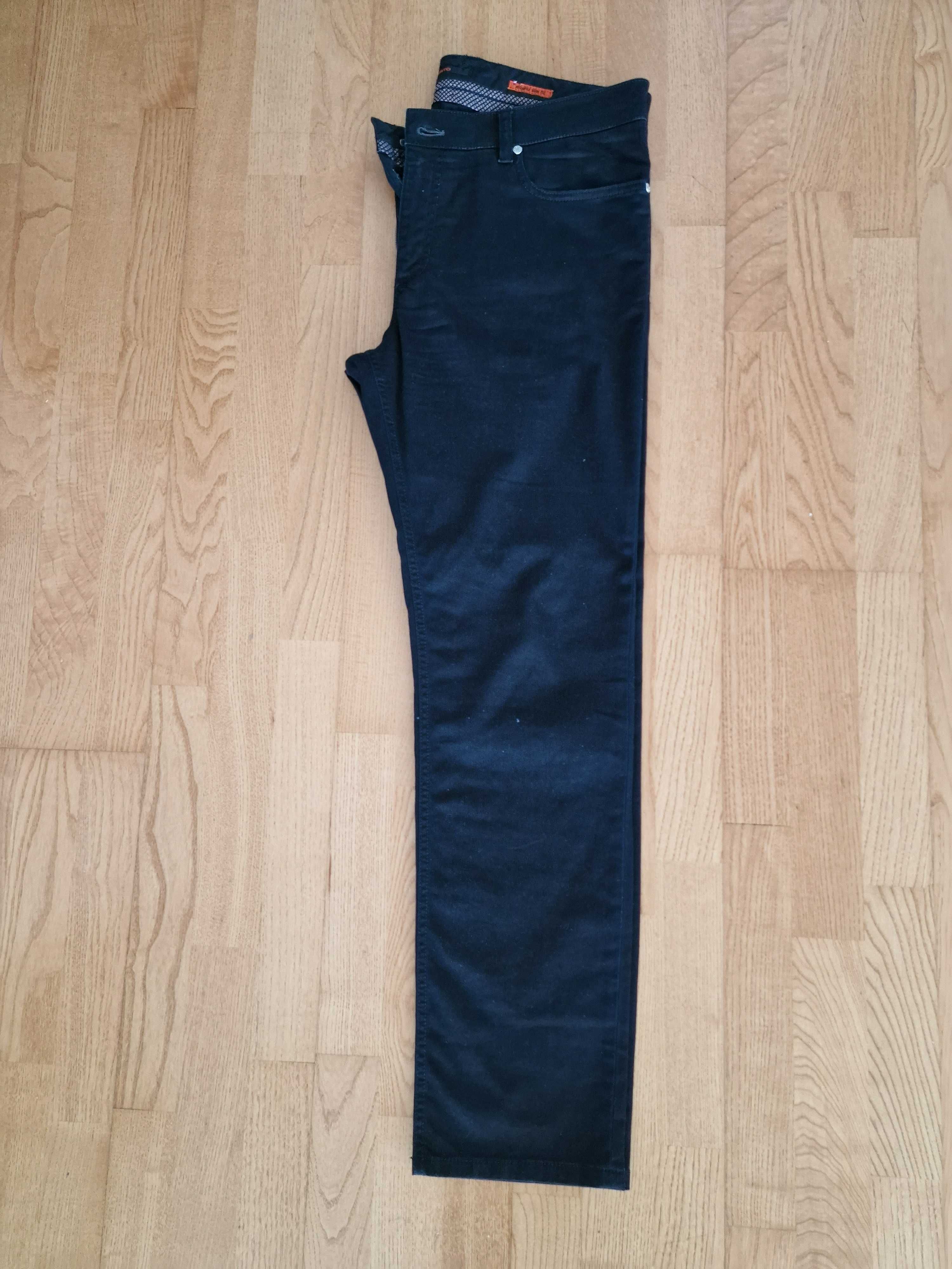 Alberto Black Jeans PIPE Regular Slim Fit (W36-L32 Barbati)