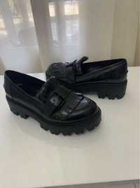 Loafer pantofi piele tip Musette Zara marime 36 - 36,5