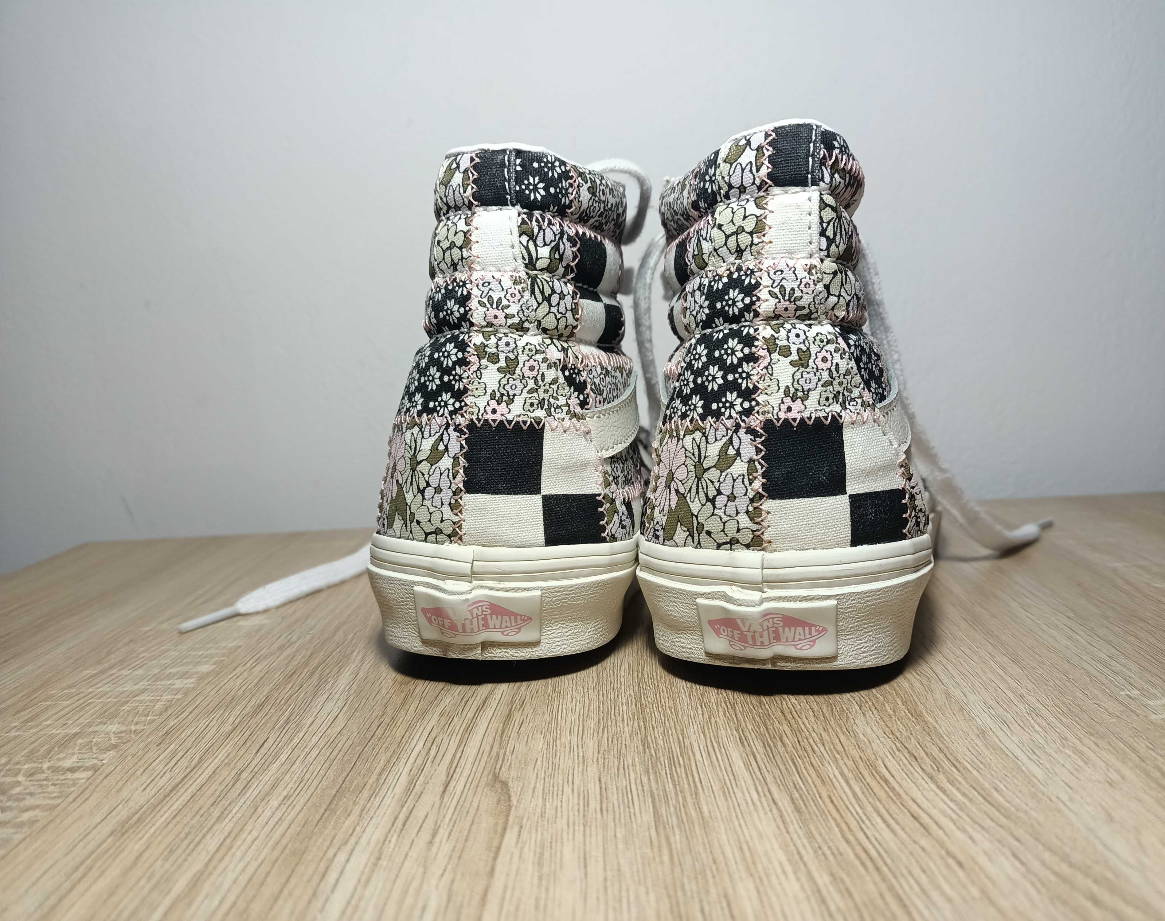 adidasi vans sk8 hi patchwork