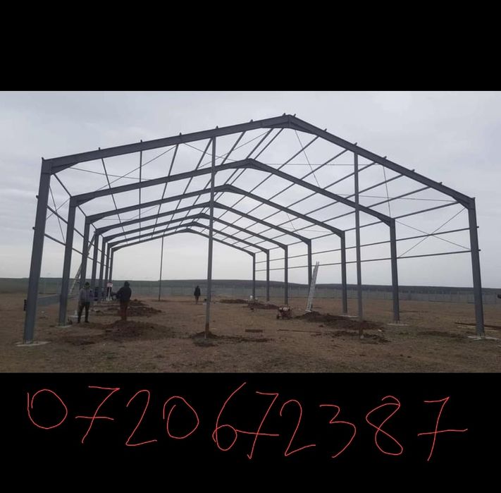 Vand hale metalice din profile ipe