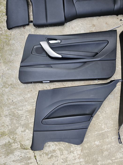 Черни кожени седалки за BMW F22 F21 F30 като нови салон комплект