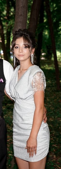 Rochie gri de zi