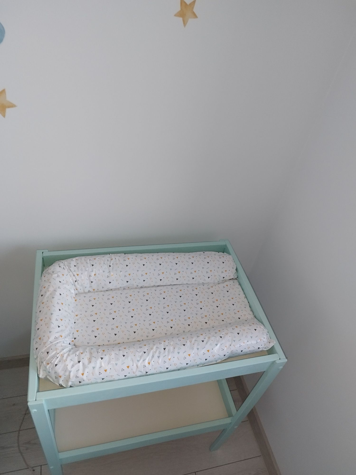 Set IKEA pătuț+saltea de cocos+masă de înfășat+saltea de înfășat