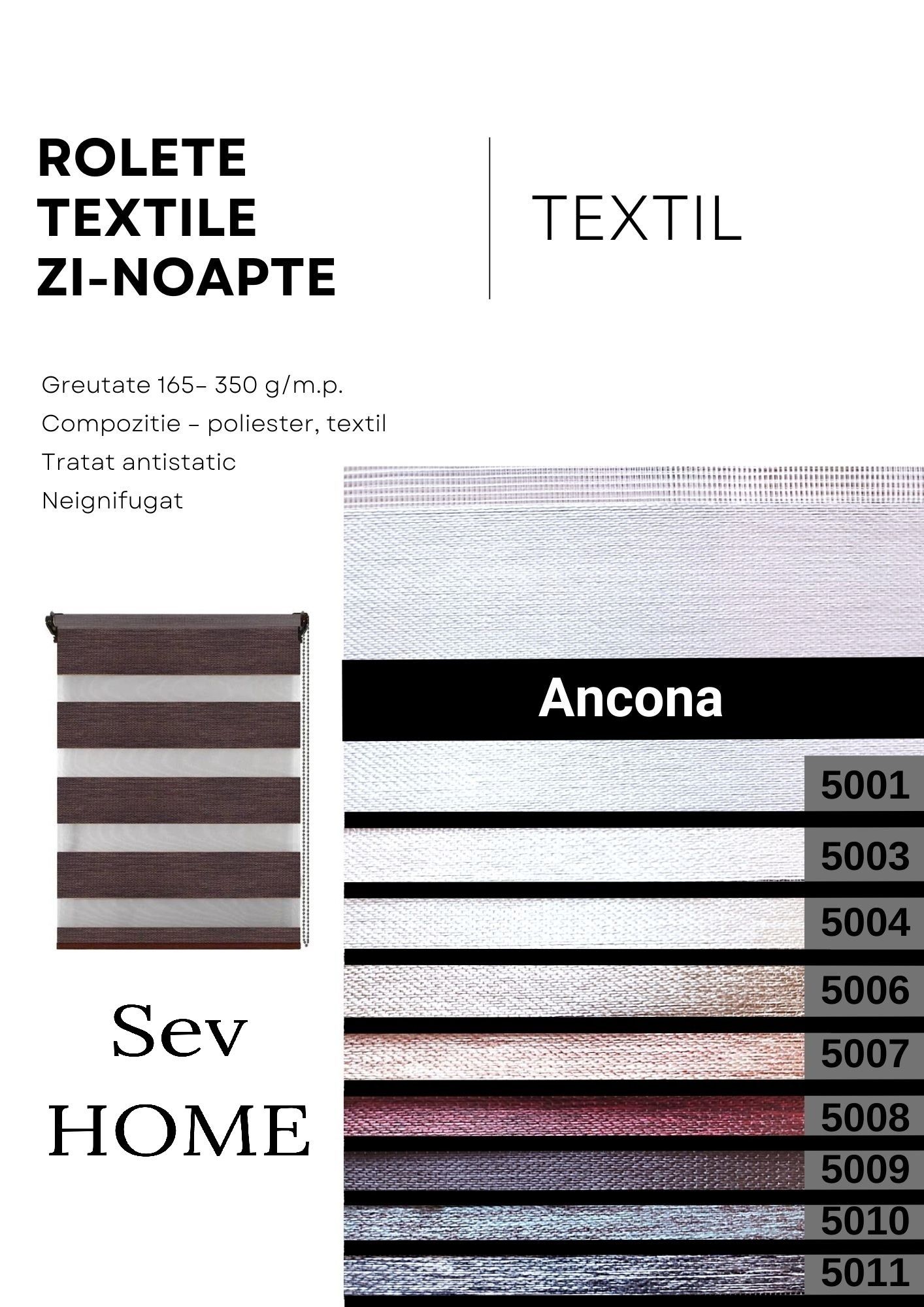 Rolete textile zi-noapte cu Montaj București