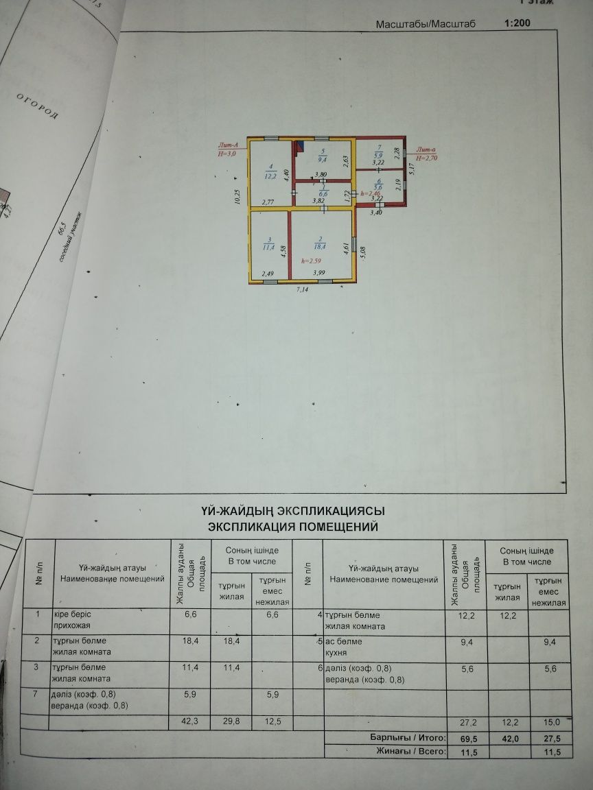 Продам  квартиру в двух квартирном доме