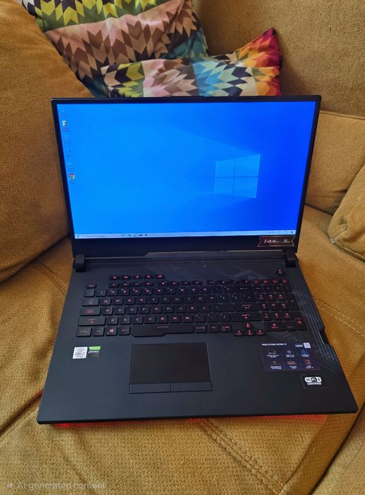 Лаптоп ASUS ROG Strix SCAR 17.3" (i7-10875h, RTX 2060-6GB, 16GB Ram))