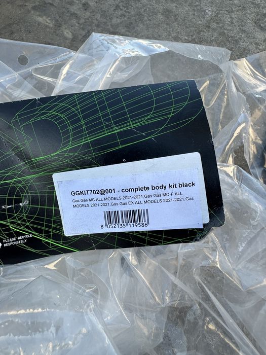 Plastice gasgas 2021-2023