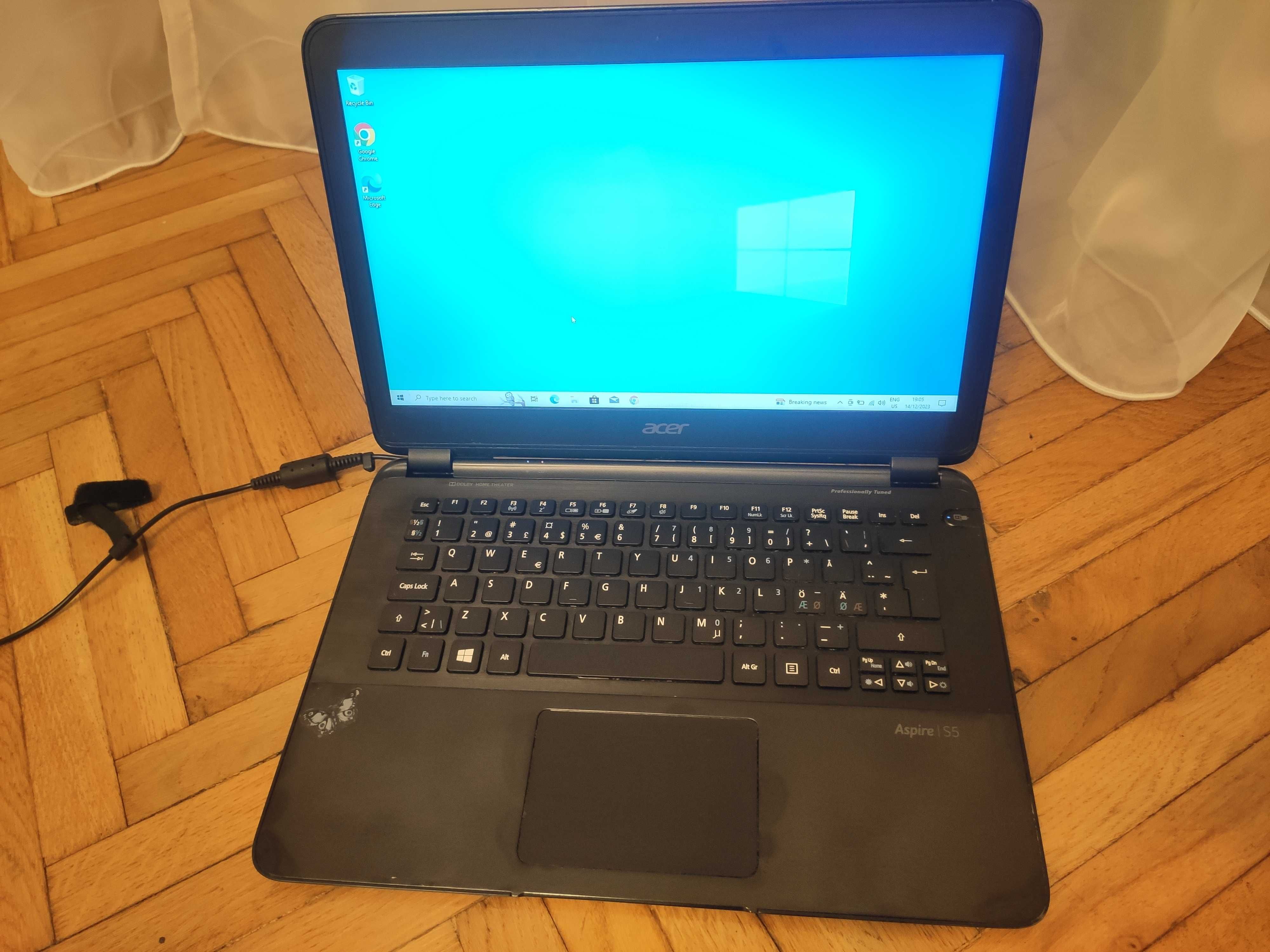 Laptop ultraslim Acer s5 ultrabook