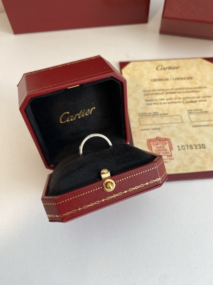 Inel Cartier Love White Gold 18K