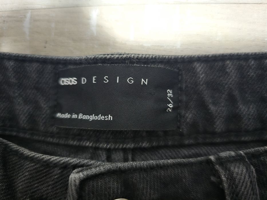 Черни дънки Asos mom fit 26/32