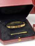 Brățară Cartier LOVE 10 Diamonds 19 cm Gold 750