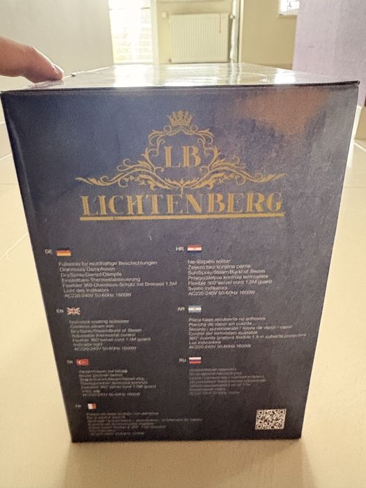 Fier de calcat fara fir Lichtenberg DM-2003B