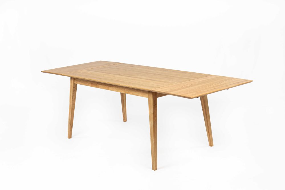 Masa lemn de stejar extensibila, OSLO, natur, 140-230 x 90 cm