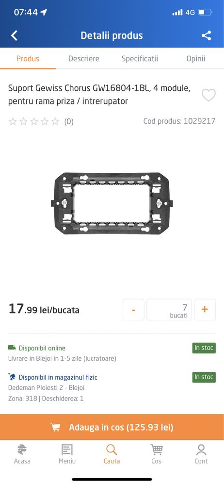 Suporti Doze 4Module Gewiss