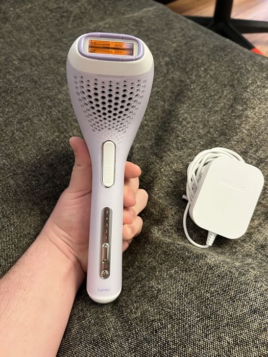 Epilator Philips Lumea IPL SC2001/01, Alb/Mov