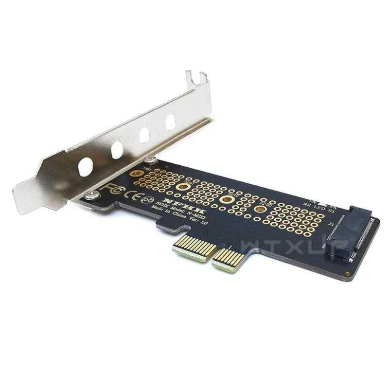 Преходник M.2 (M2) SSD NVME към PCI-E 3.0 x1 + Гаранция