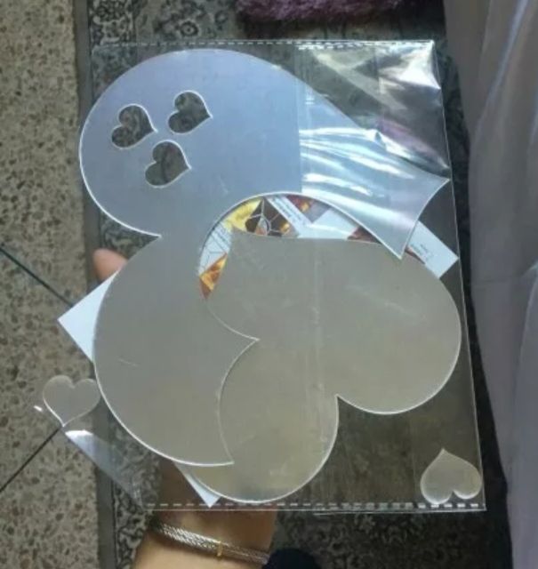 Oglinda 3D cu autocolant