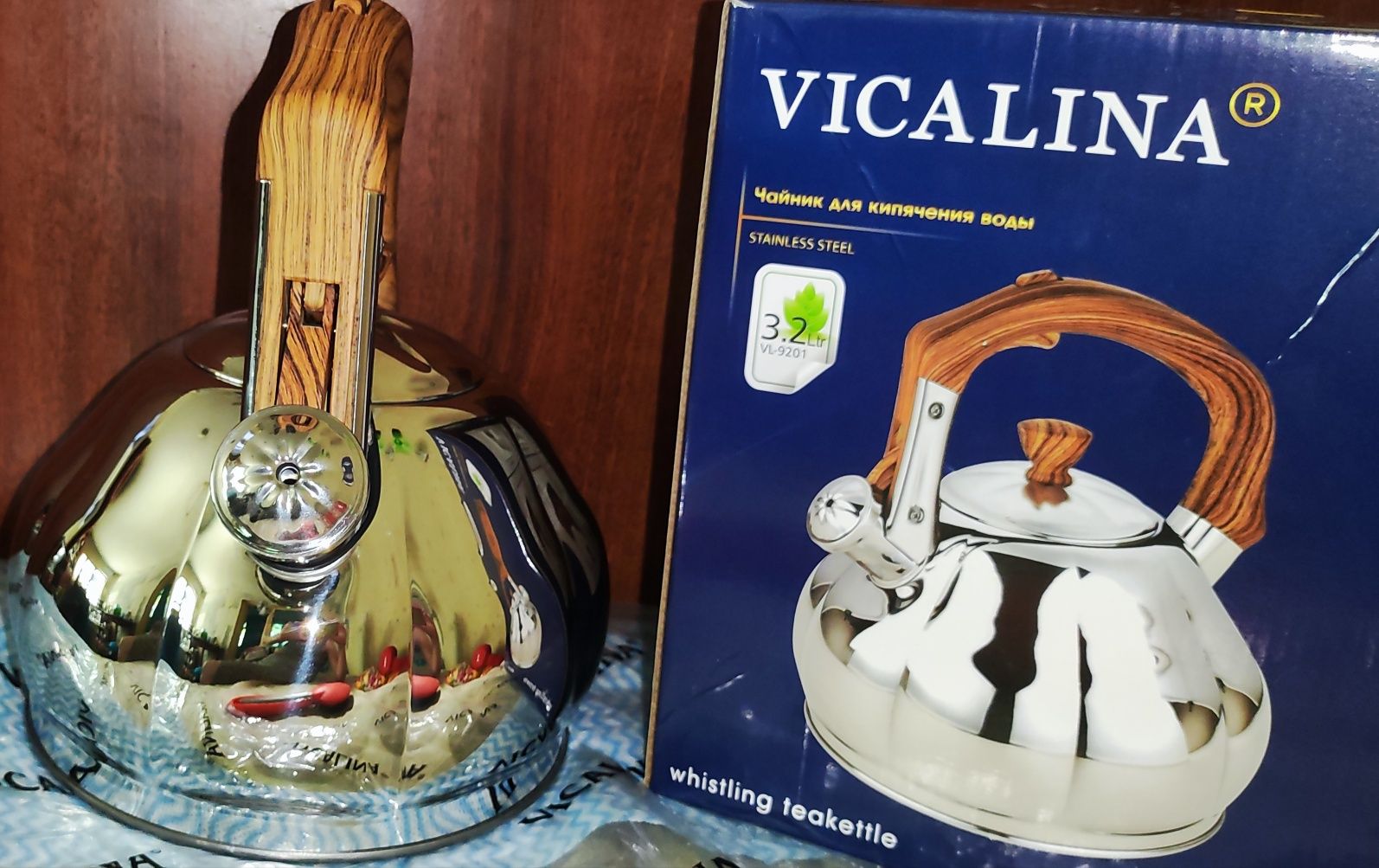 Чайник со свистком 3,2 литра. VICALINA. Юнусабад