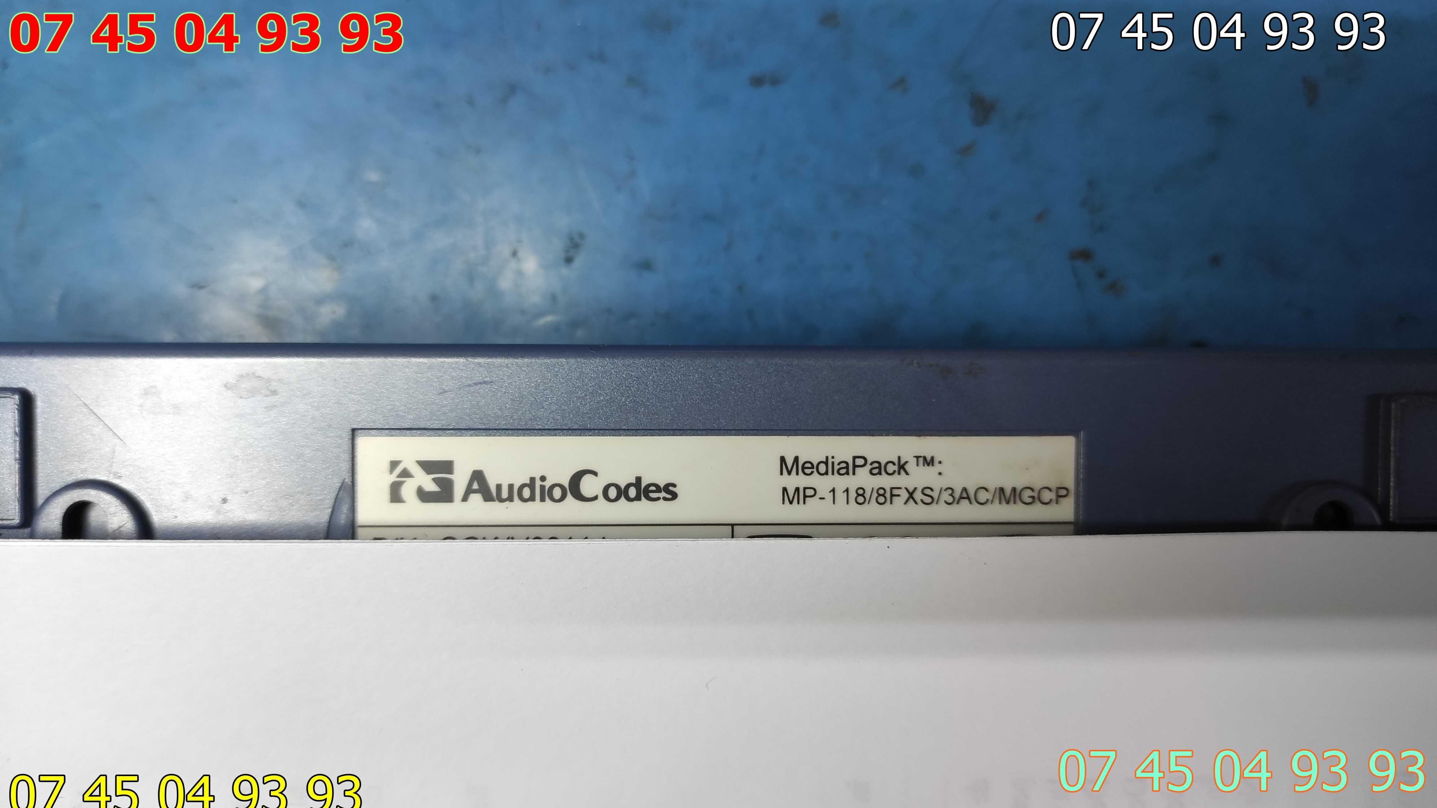 Audio codes mp 112.fxs.3a.cmgcp are 2 porturi