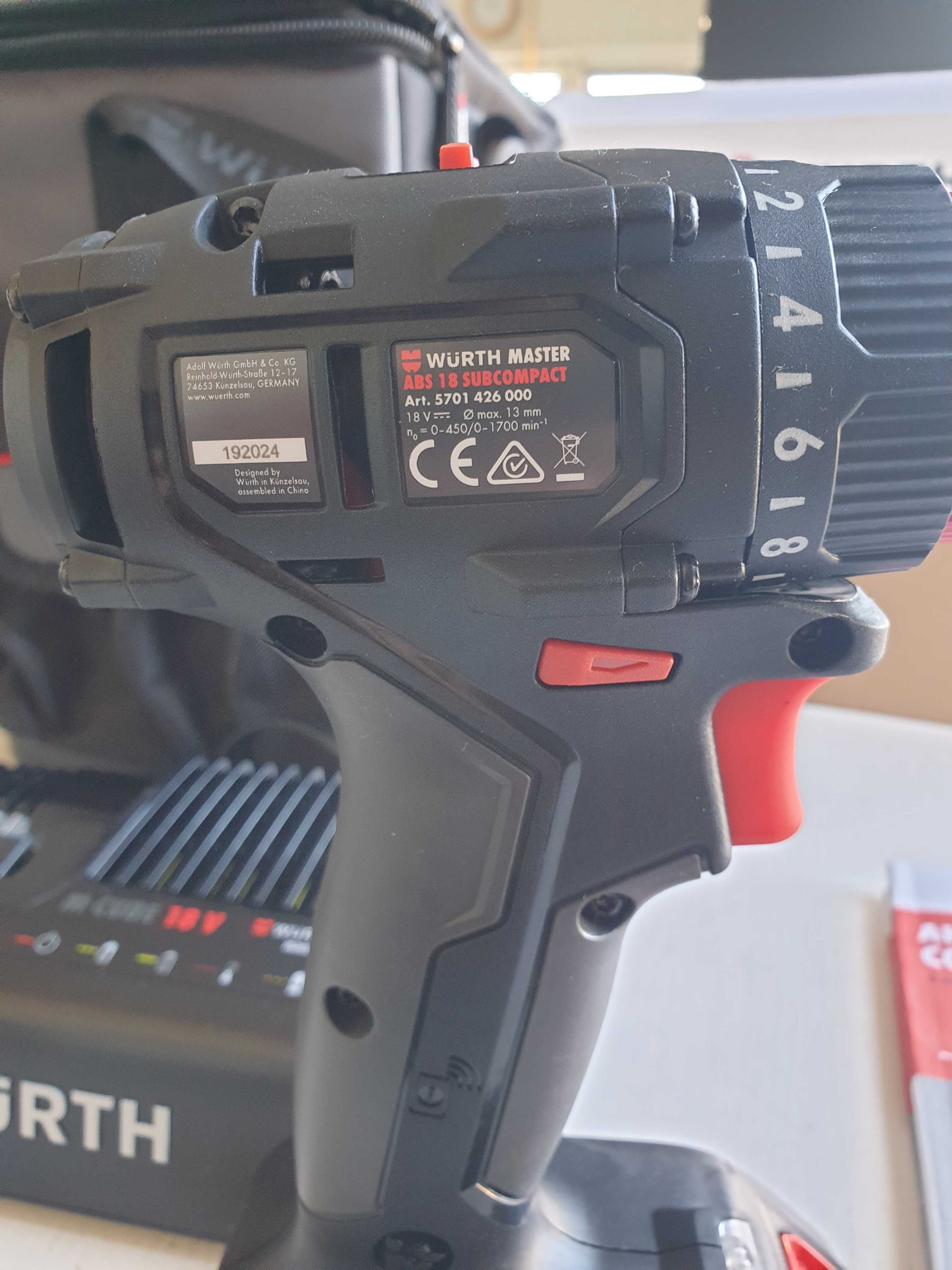 Würth ABS 18 subcompact винтоверт НОВ в гаранция