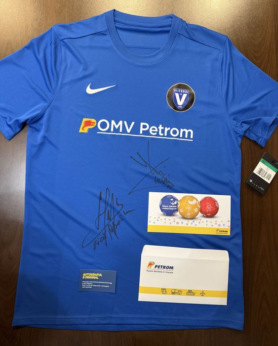 Tricou Hagi, Romania, Steaua, Autografe, Fotbal, Semnatura, sport