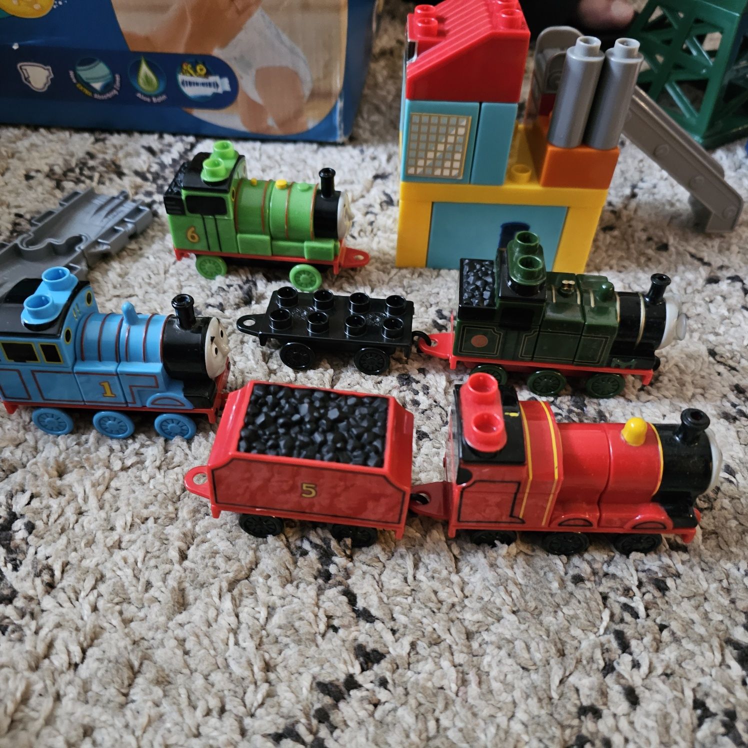 Set de joaca Thomas and Friends - MegaBlocks+camion+locomotiva Thomas
