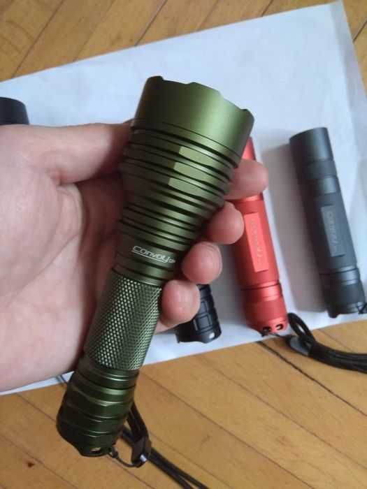 Lanterna tactica Convoy C8 cu Led Verde - 1 Mod iluminare