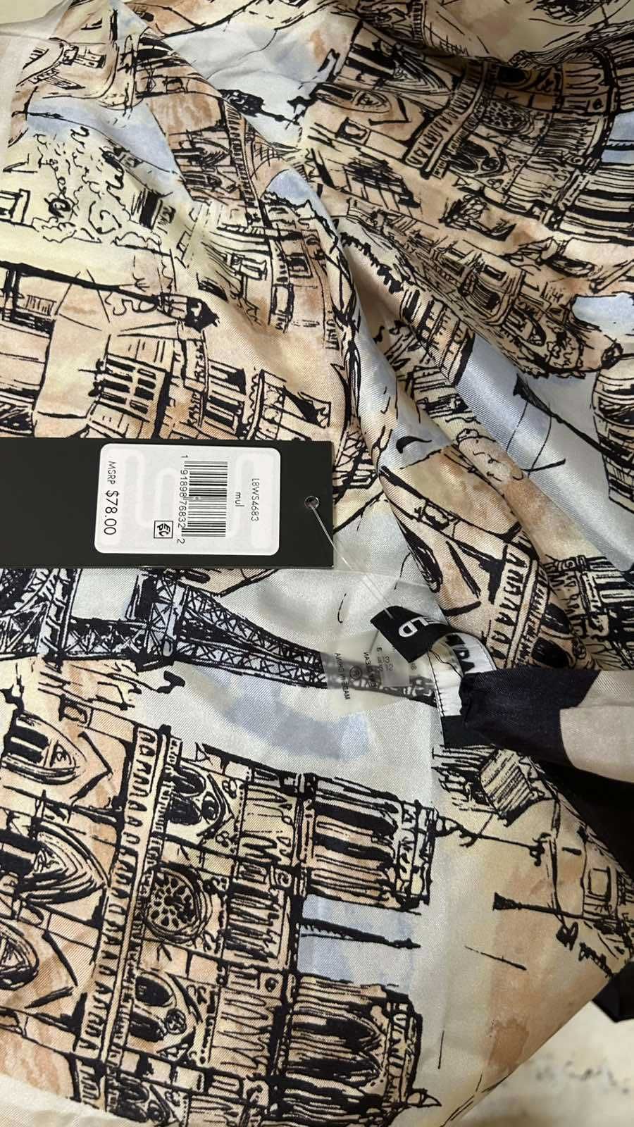 100% Копринен шал Karl Lagerfeld