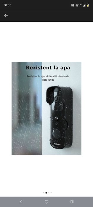 Vând sonerie cu wifi Noua