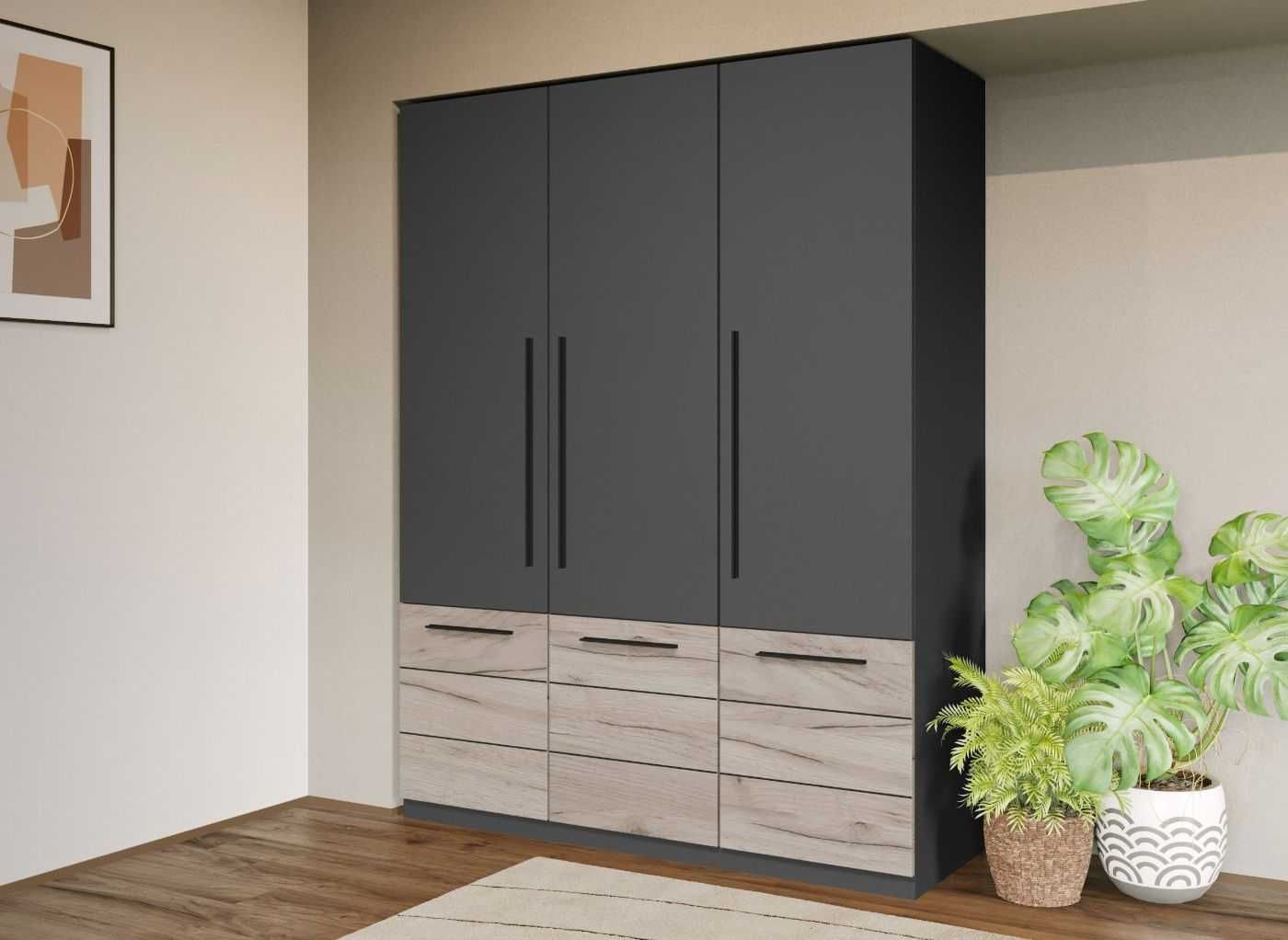 Set Dormitor Gri Noce C1 - Transport Gratuit in 4-10 zile