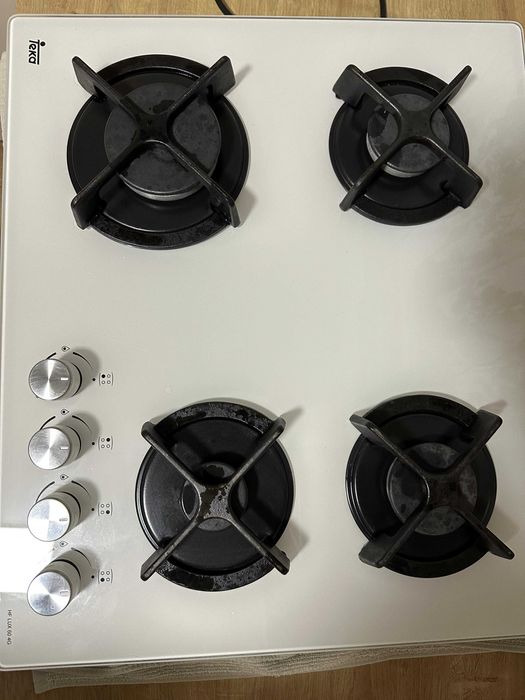 Plita pe gaz alba incorporabila