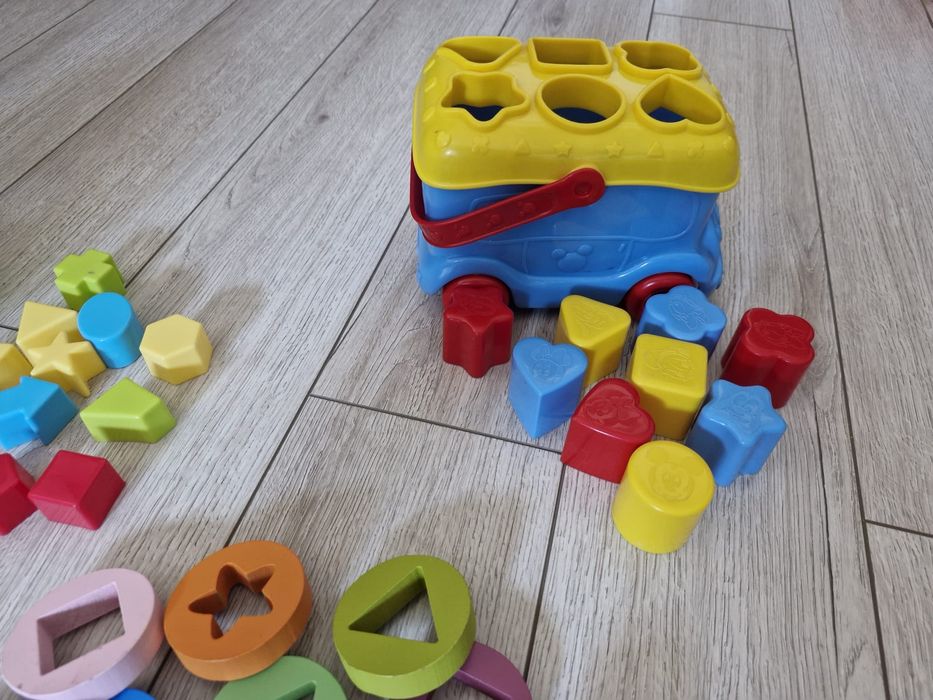 Jucării indemanare motricitate, colorate, forme geometrice