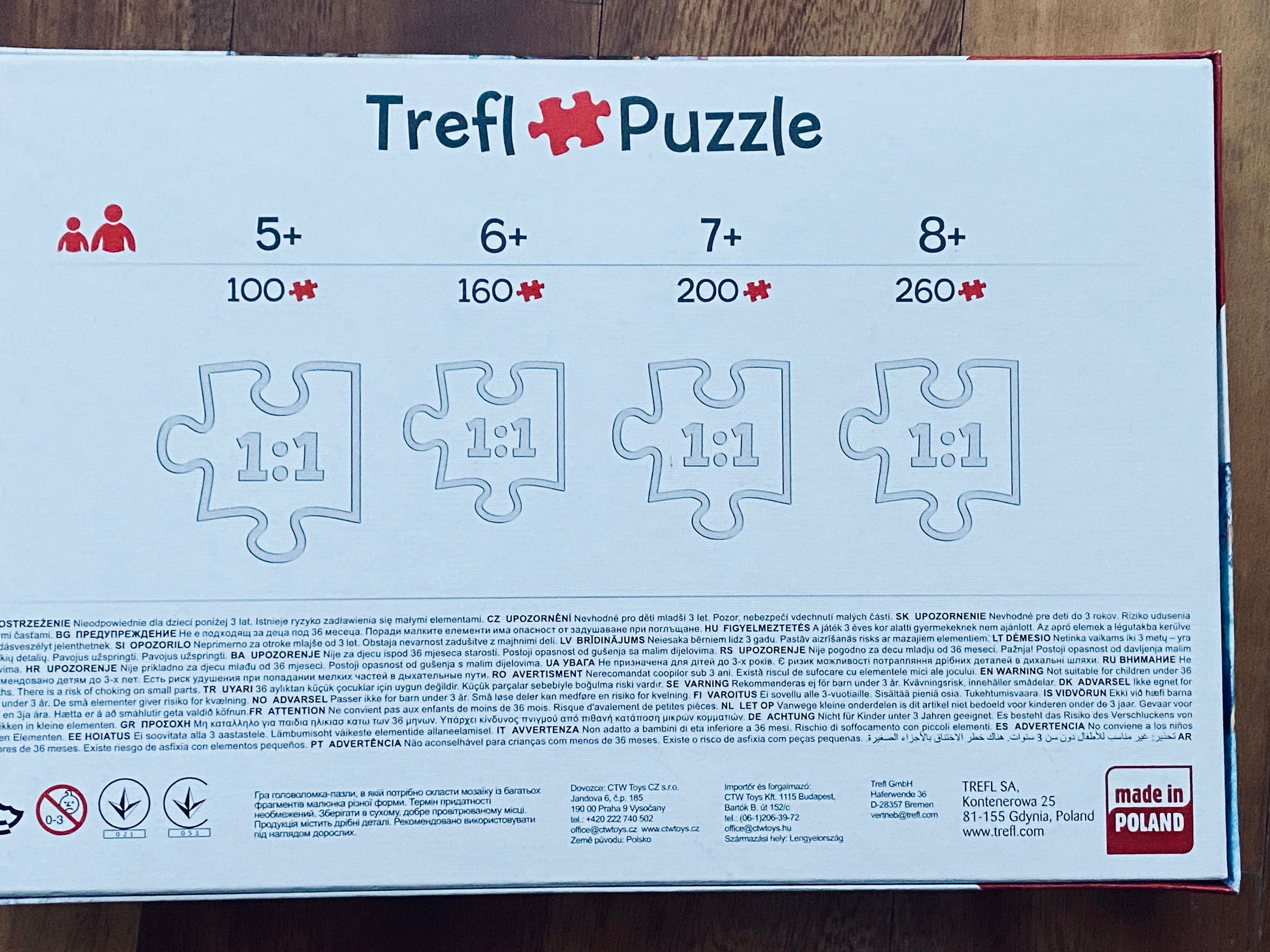Puzzle 3D mamut Robotime + Puzzle Frozen 160 piese