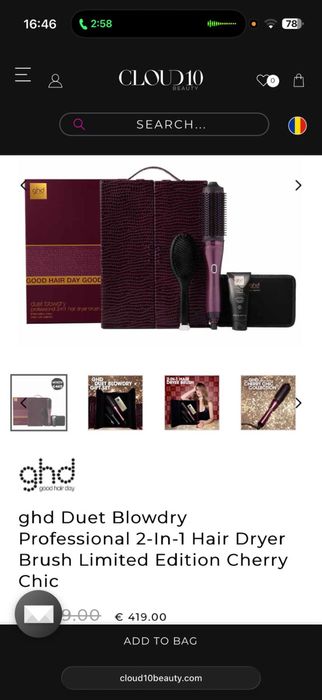 Vand perie de par GHD