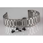 Bratara curea otel inox pentru ceas 20,21 si 22mm,capat drept si curba