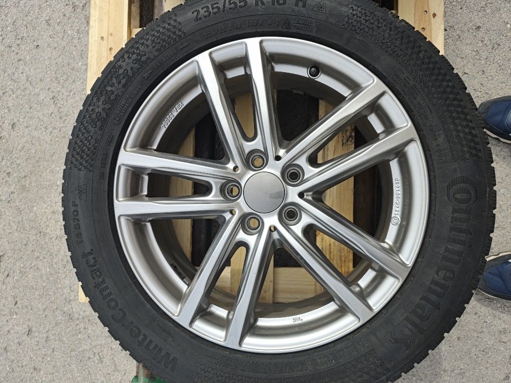 Гуми continental 235/55/18  + джанти rial ET45 5x112