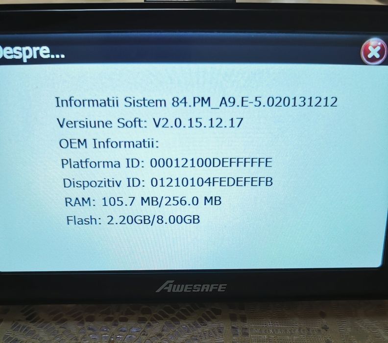 Se vinde, GPS nou pt Camioane, 7 inch, program Igo primo, harti septem