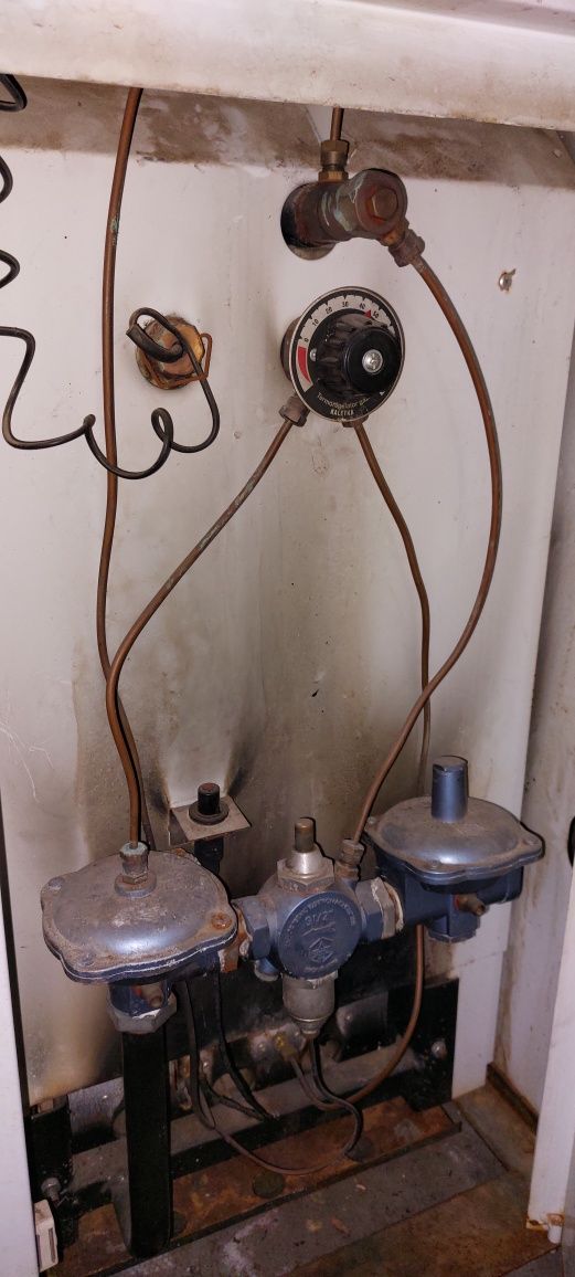 Печка газовая с обогревателем воды "Данко"