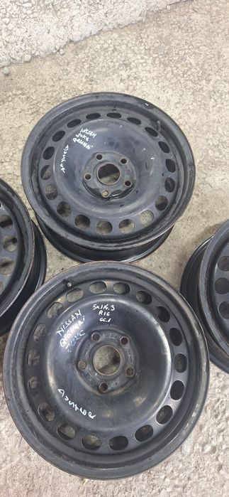 Janta jante roti nissan dacia renault 5x114.3 r16 gaura centrala 66.1