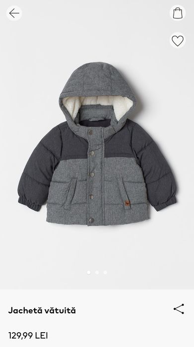 Geaca de iarna bebe H&M - 74