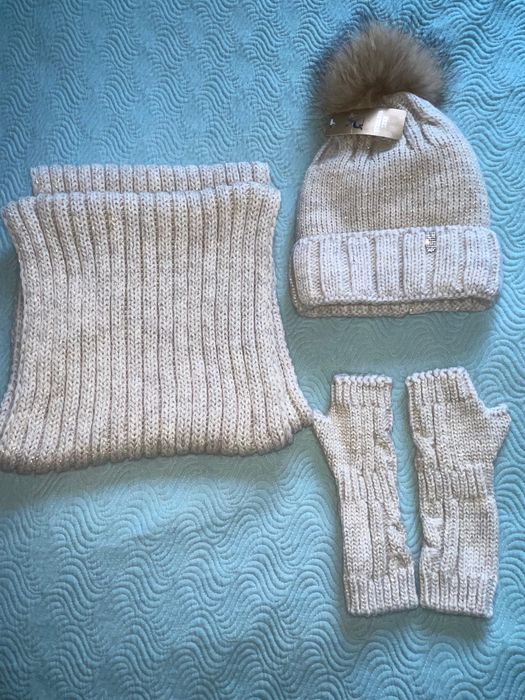 Шапка , шарф набор