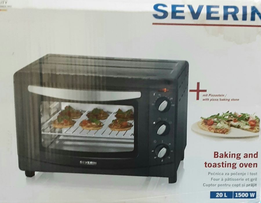 Cuptor electric SEVERIN 20 L, 1500 W NOU - 250 Lei