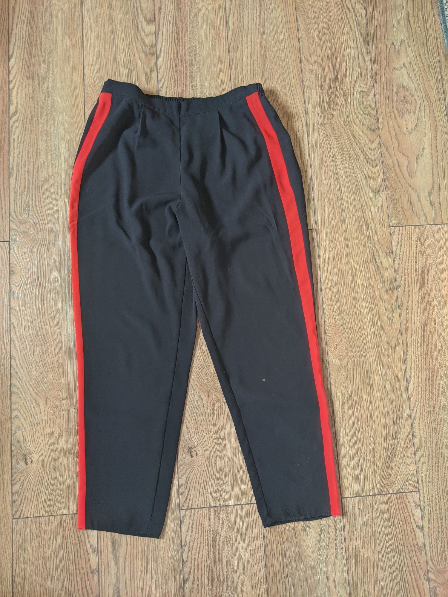 Pantaloni - negru/ portocaliu