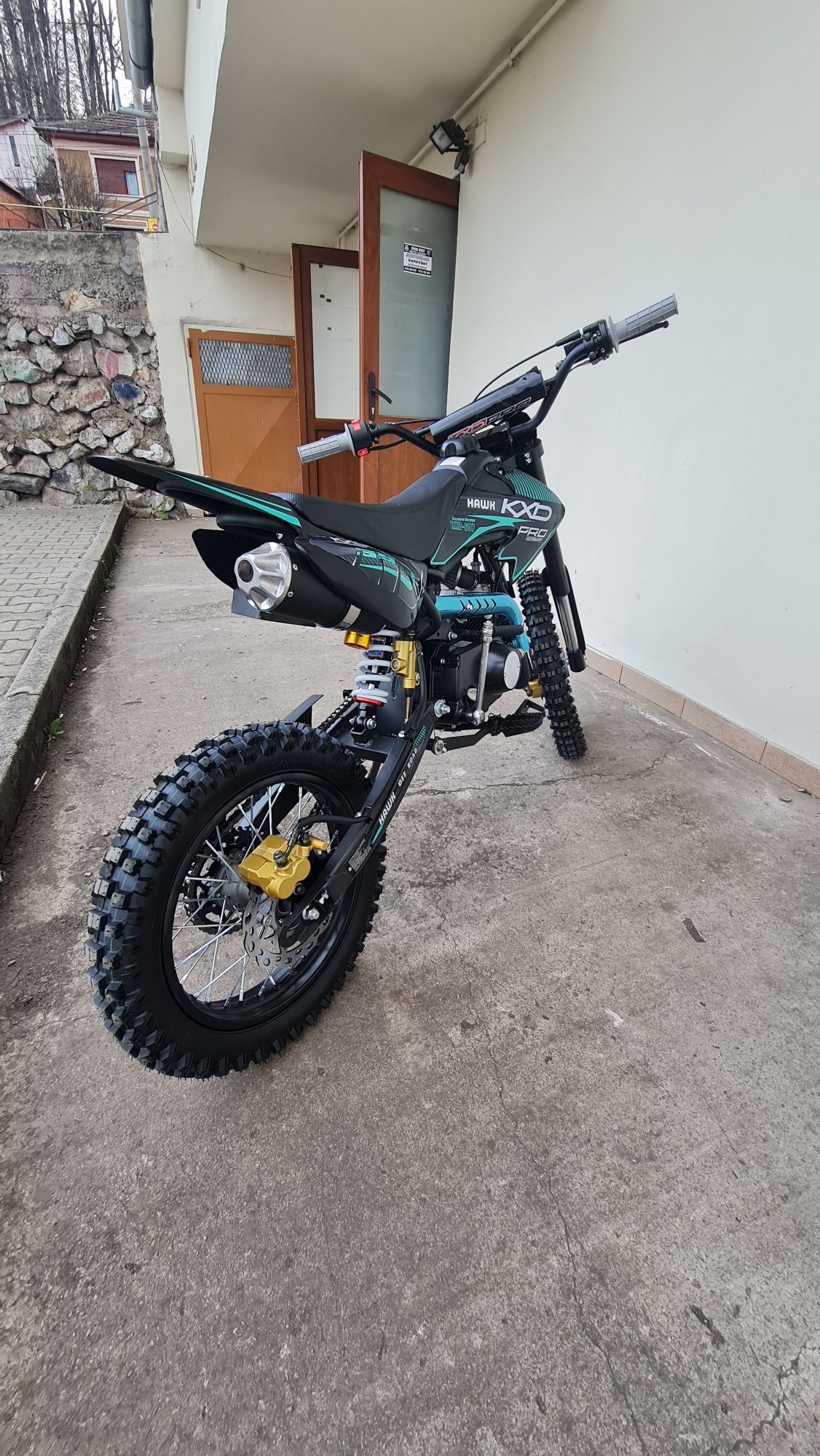 Cross Motocross Enduro KXD PRO Germany Hawk 125cc E-start