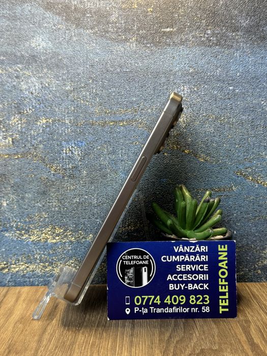 Iphone 15 pro max/256gb/2 ani Garantie Centrul de Telefoane/rate